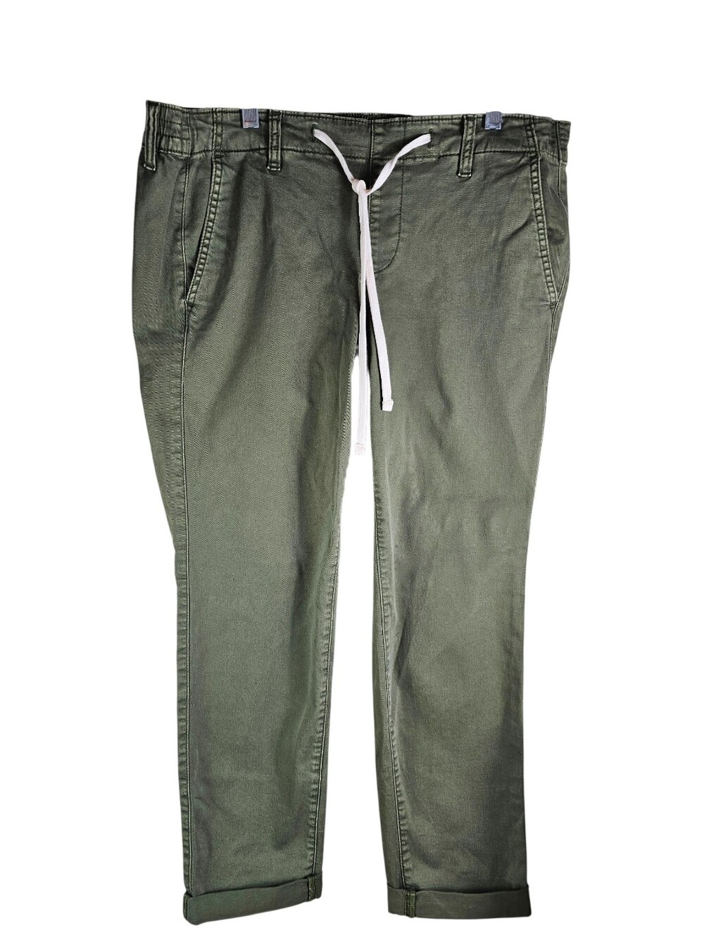 TORRID Weekend Twill Midrise Straight Leg Casual Pants In 00R (10) - Picture 5 of 11